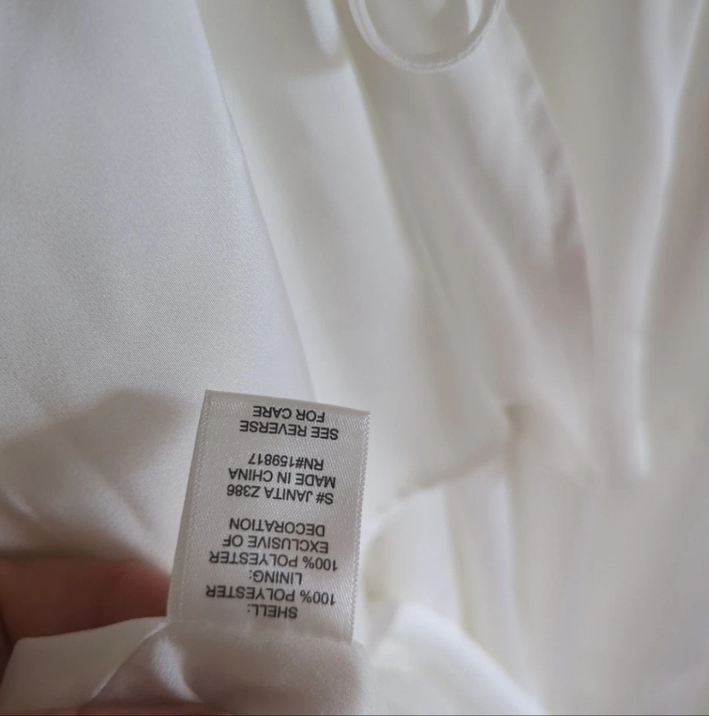 Altar’d State Mallory Tiered Maxi Dress NWOT Wedding Event Gown Lace Back XS - Picture 11 of 11
